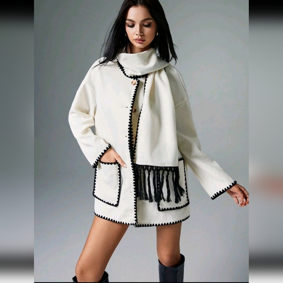 New Autumn And Winter Hepburn Style Design Raccoon Velvet Knitted Coat - Picture 4 of 6